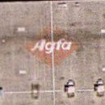 Agfa logo on roof